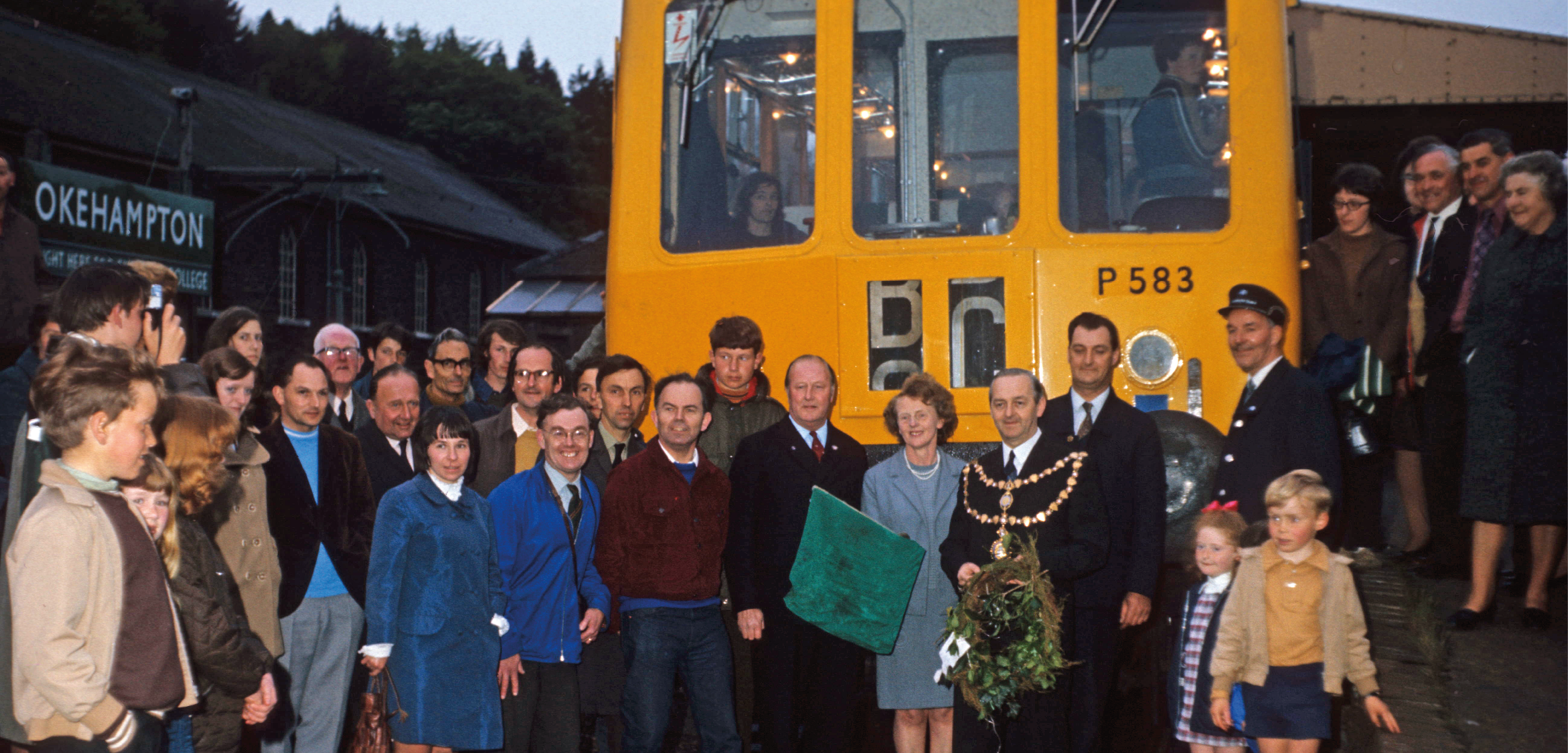 Last train from Okehampton in 1972