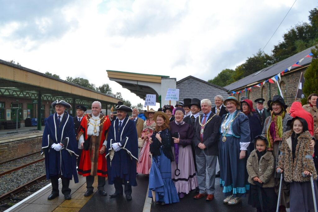 Community celebrates 150th anniversary of Okehampton's railway